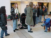 Lining up