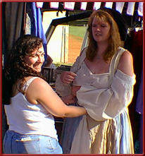 Jennifer & Willa shopping