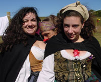 Buxom wenches & a clown